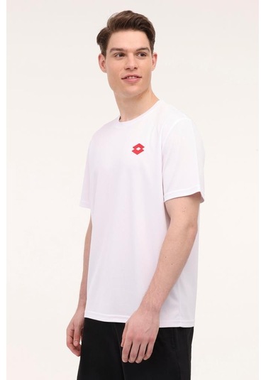 Lotto M-bılly Tee 4fx 101930086 Erkek Tişört Beyaz S-xxl 001
