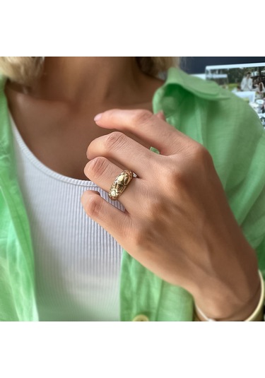 14k Altın Turtle Yüzük