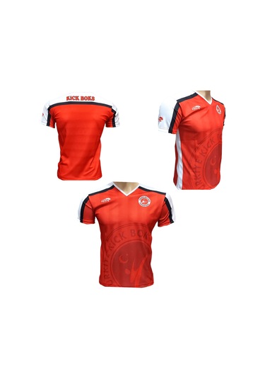 Pars Point Fight Tişört Tek Üst Prs-1602 Kırmızı