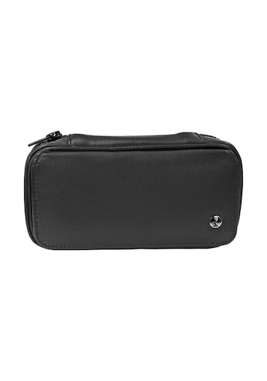 Rattray's Black Knight Pipe Bag 1 Siyah Deri Pipo Çantası 114980