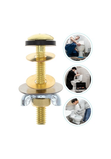 Ximistore9 Stainless Çelik Ve Bakır Tuvalet Koltuğu Sabitleme Vidalari - Ev Ve Ticari Kullanim Icin Dayanikli, Evet Ve Uyumlu Montaj Altın