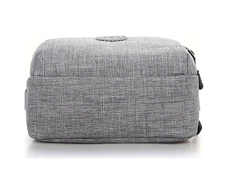 Gateesat Gri Mini Şık Crossbody Çanta - Fermuarlı Günlük Telefon Çantası Gri