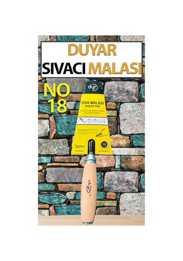 Sıva Malası Çelik 18 Nolu