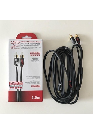 QED QE-2705 PROFILE AUDIO RCA-RCA KABLO 3 Metre