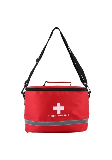 Sones Açık Hava İlk Yardım Çantası Spor Kamp Çantası Ev Acil Durum Hayatta Kalma Paketi Kırmızı