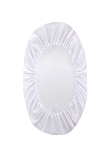Evony 160x200+30 Cm Çift Kişilik Sıvı Geçirmez Fitted Alez Micro Yatak Koruyucu Beyaz
