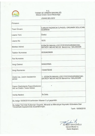 Ilpasol Organik Soleonmix Solucan Gübresi+Leonardit Granül Gübre