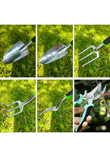 Lyon Bahçe Aletleri Alüminyum Alaşımlı Çiçek Kürek Sarı