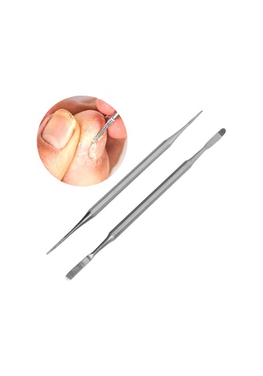 Maiyame Stainless Steel Çift Uçlu Tırnak Aleti: İçbüken Tırnak Temizleyici Ve Kıvırık Kuyruk Tasarımı İle Tırnak Groovelari Temizleme