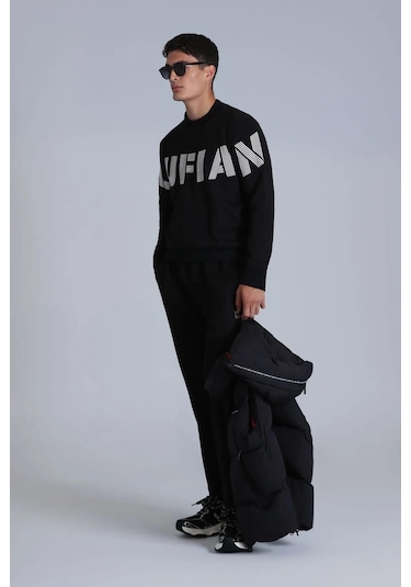 Lufian Todillo Erkek Sweatshirt - Siyah Lufian Todillo Erkek Sweatshirt - Siyah