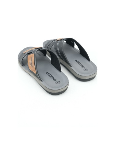 Gezer Yazlık Comfort Taban Sunir Deri Erkek Terlik Gt1ymm.13346.00.010.ı91 Siyah