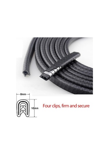 Kırmızı Evrensel Araba Kapı Kenar Çizik Koruyucu Şerit Sızdırmazlık Koruma Trim Otomobil Kapı Etiket Koruyucu