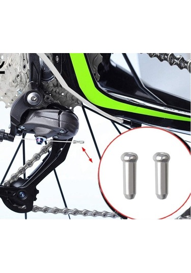 Dinosaurs 150 Adet Kablo Ucu Fren Kablosu Kapağı, Alüminyum Dağ Bisikleti Fren Kablosu Kapağı Sonu Ipuçları Kıvrım Altın