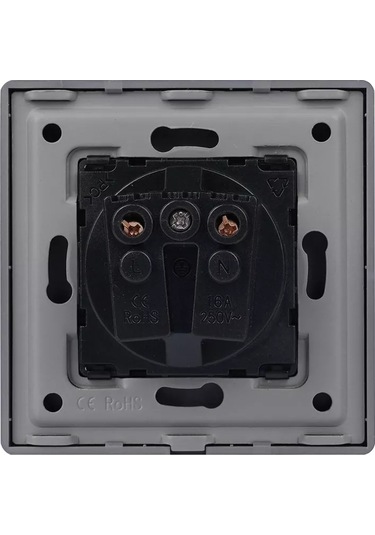 Dealuxx Cam Çerçeveli Tekli Gri Priz 193877358