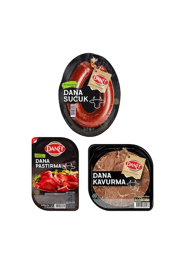 Dana Sucuk-pastırma-kavurma 3 Lü Lezzet Paketi