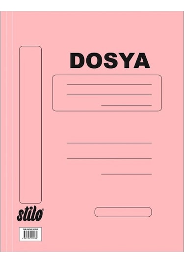 Stilo Tam Kapak Pembe Dosya 50Li