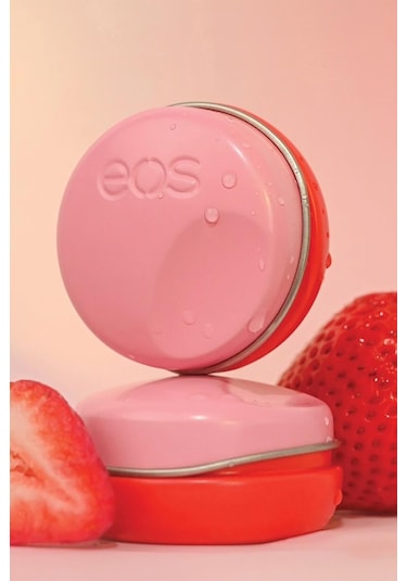 Eos Strawberry Sorbet Bitkisel Vegan Dudak Balsamı 12gr
