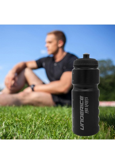 Suntek Spor Su Şişesi Taşınabilir Tekrar Siyah Siyah