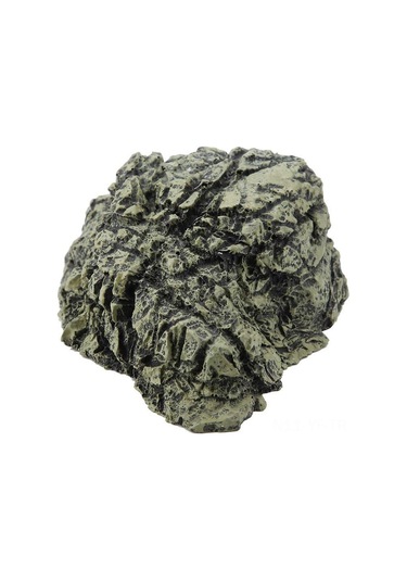 Yifomall Kaplumbağa Sığınak Yuvası - Reptil İçin Kauçuk Paletli Gizli Barınak, Akvaryum Dekorasyonu Orta Boy 12x11x6 Cm