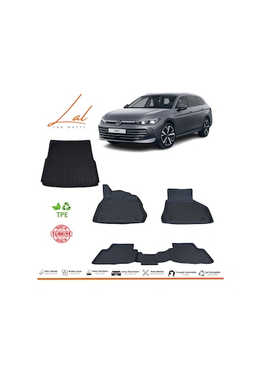 Volkswagen Passat B9 Variant 2024+ 3d Havuzlu Paspas Bagaj Havuzu