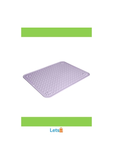 Kaymaz Dayanıklı Pvc Tuvalet Önü Paspası 52x42 Cm