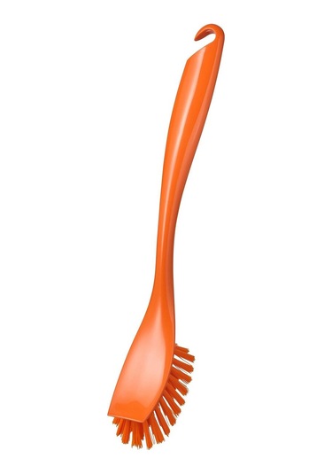 Bulaşık Fırçası, Turuncu, 25 Cm Abanoz