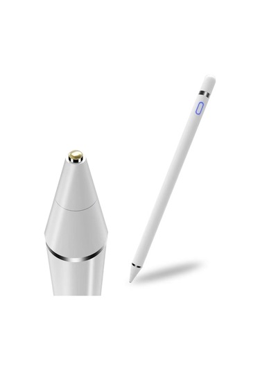 UnDePlus Pencil 08 Stylus Kapasitif Dokunmatik Kalem Beyaz