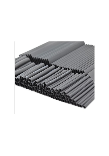 127 Parça Siyah Heat Shrink Makaron Isıyla Daralan Kablo Tamir Seti