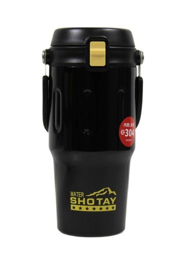 Shotay Journey Mug Çift Kullanımlı Kapak 650 Ml. Siyah St-8166 Siyah