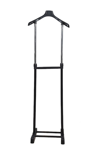 Lerato Tek Tepeli Dilsiz Uşak Elbise Askısı Siyah