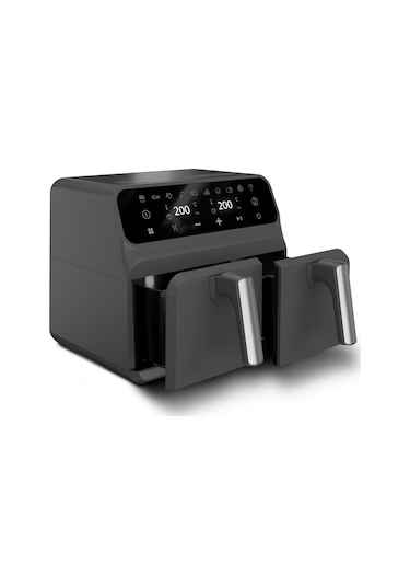 Blaupunkt D7800 Taste Master Çift Hazneli Dokunmatik 4+4 LT Airfryer Fritöz