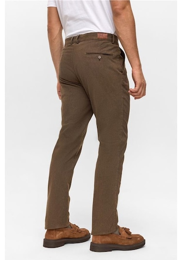 Kiremit Regular Armürlü Pantolon Kiremit