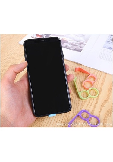 4 Halka Toka Cep Telefonu Tutucu Çok Fonksiyonlu Küçük Tutucu