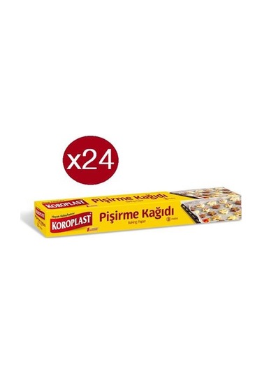 Koroplast Pişirme Kağıdı 8 Metre X 24 Paket 37Cm 8M