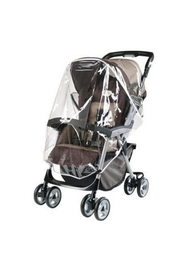 9050278044078drvs1 - Buffer Bebek Arabası Puset Şeffaf Yağmurluk Rüzgar Engelleyici Muşamba Çok Renkli