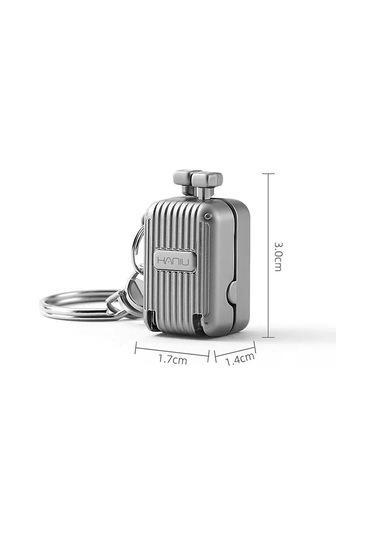 Zarif Bagaj Anahtarlık Katlanabilir Tırnak Kesici Paslanmaz Çelik Tırnak Makası Döner Ayak Tırnağı Tırnak Manikür Giyotin Açık Gri