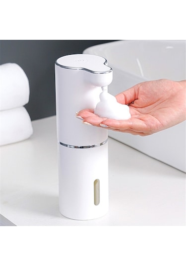 Usb Köpük Dispenseri-dokunmasız Otomatik Sabunluk Köpük Usb Şarj Akıllı Kızılötesi Sensör Sıvı Sabunluk Banyo El Dezenfektanı Dispenseri