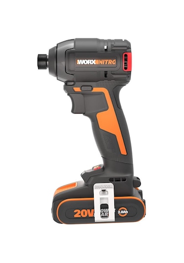 Worx Wx265 20volt 2.0ah Li-ion Çift Akülü 200nm Kömürsüz Profesyonel Şarjlı Darbeli Tornavida