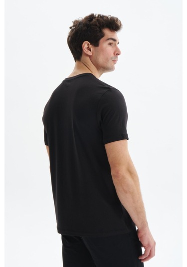 Arma Erkek Regular Fit Yazı Baskılı Süprem Bisiklet Yaka Tişört Y29344472702 Siyah