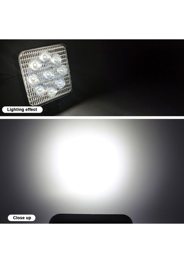 Pazly Led Işık Çubuğu Taşkın Işık Pod Off Road Sis Farı Sürüş Renkli L6685-3 Aksesuar Diğer