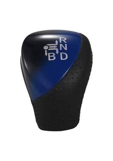 Dofolink Toyota Prius 2009-2014 İçin Deri-plastik Vites Kolu, 8.5x6.2cm, Çok Renkli Vites Topu Çok Renkli