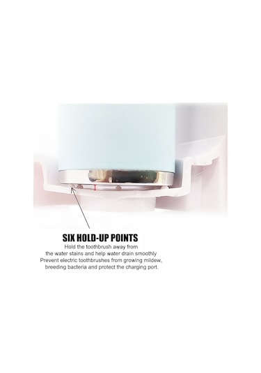 Duvara Monte Elektrikli Diş Fırçası Tutucu Yapışkanlı Diş Fırçası Düzenleyici Banyo Tuvalet Duşu İçin