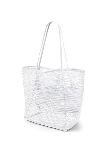 Springsun 35l Çok Kapasiteli Ağ Özelliqli Çanta - Katlanabilir, Dayanıklı Nilon, Çamaşır/içindekiler Saklama, Plaj/piknik/ Tatil Kullanıma Uygun