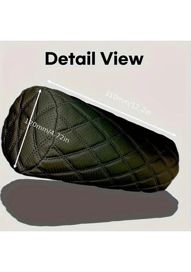 Dashanshop Hafızalı Köpük Araç Başlığı Yastığı Ash Gray Nefes Alabilir Uzun Yol Konfor