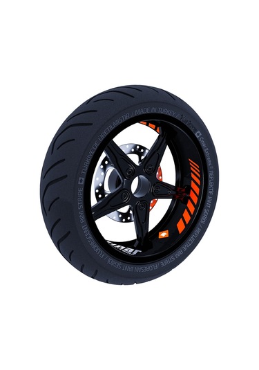 Gp Racing Alev Turuncusu İç Jant Şeridi Sticker Çınar Extreme