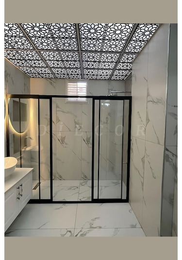 Diecor Led Döşenebilir Asma Tavan Uyumlu 60 60 Tavan Paneli Siyah 60 X 60 Model:xa297