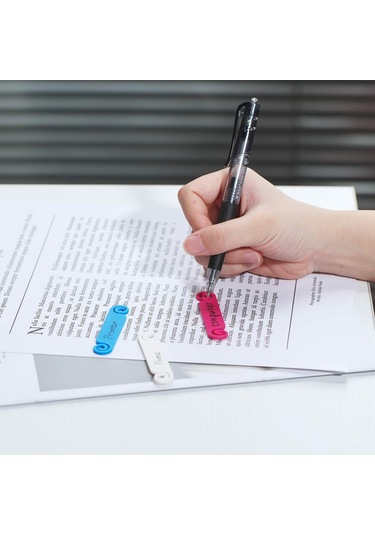 Teltree 50 Adet Çok Renkli Kabloları Etiketleme Seti - Plastik Malzemeyle Yazılabilir Kablo Tanımlayıcı 5 Renk Her 10 Adet