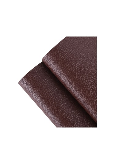 Sones 30x137 Cm Kendinden Yapışkanlı Deri Kanepe Tamir Yaması Araba Koltuğu Pvc Deri Etiket Koyu Kahverengi