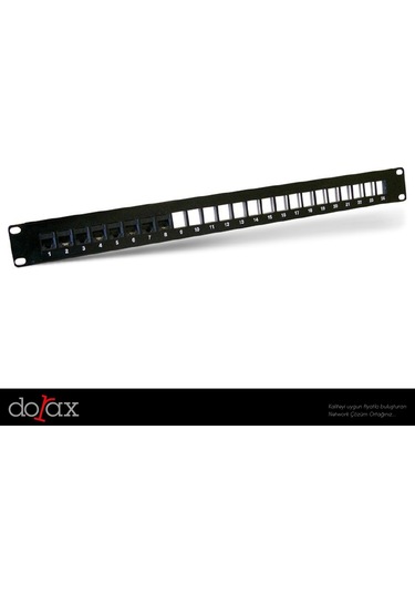 Dorax 24 Port Utp Boş Patch Panel