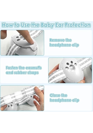 Didadodo 2'si 1 Arada Bebek Kulak Koruyucu Kulaklık, Gürültü Koruması Bebek Kulak Bariyeri, Gürültü Engelleyici